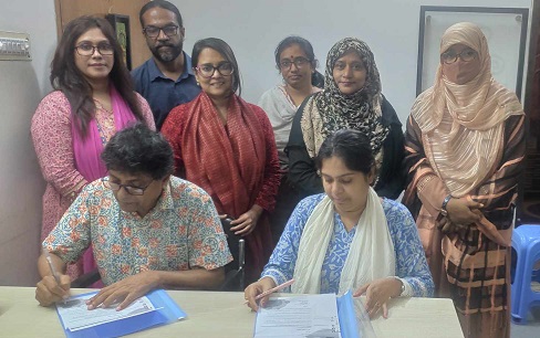 কিউরিয়াস টিভি ও নারী উদ্যোক্তা ফোরামের মধ্যে চুক্তি স্বাক্ষর