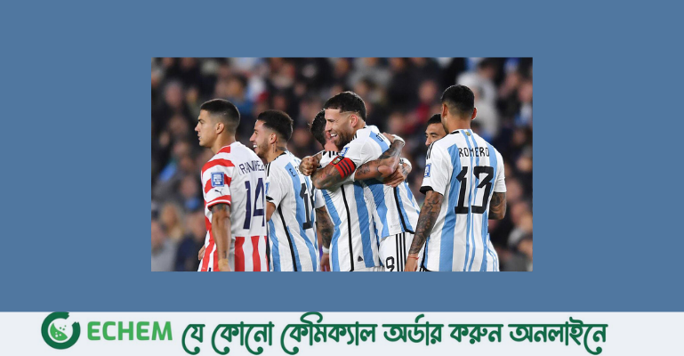 প্যারাগুয়েকে হারিয়ে শীর্ষে আর্জেন্টিনা