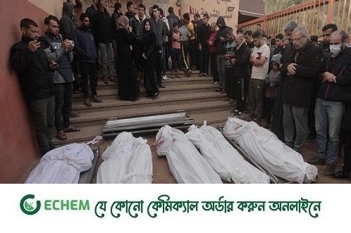 ইসরায়েলের হামলায় দীর্ঘ হচ্ছে লাশের সারি , নিহত ১৩ হাজার