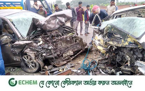 রূপগঞ্জে দুই প্রাইভেটকারের মুখোমুখি সংঘর্ষ, নিহত ৪