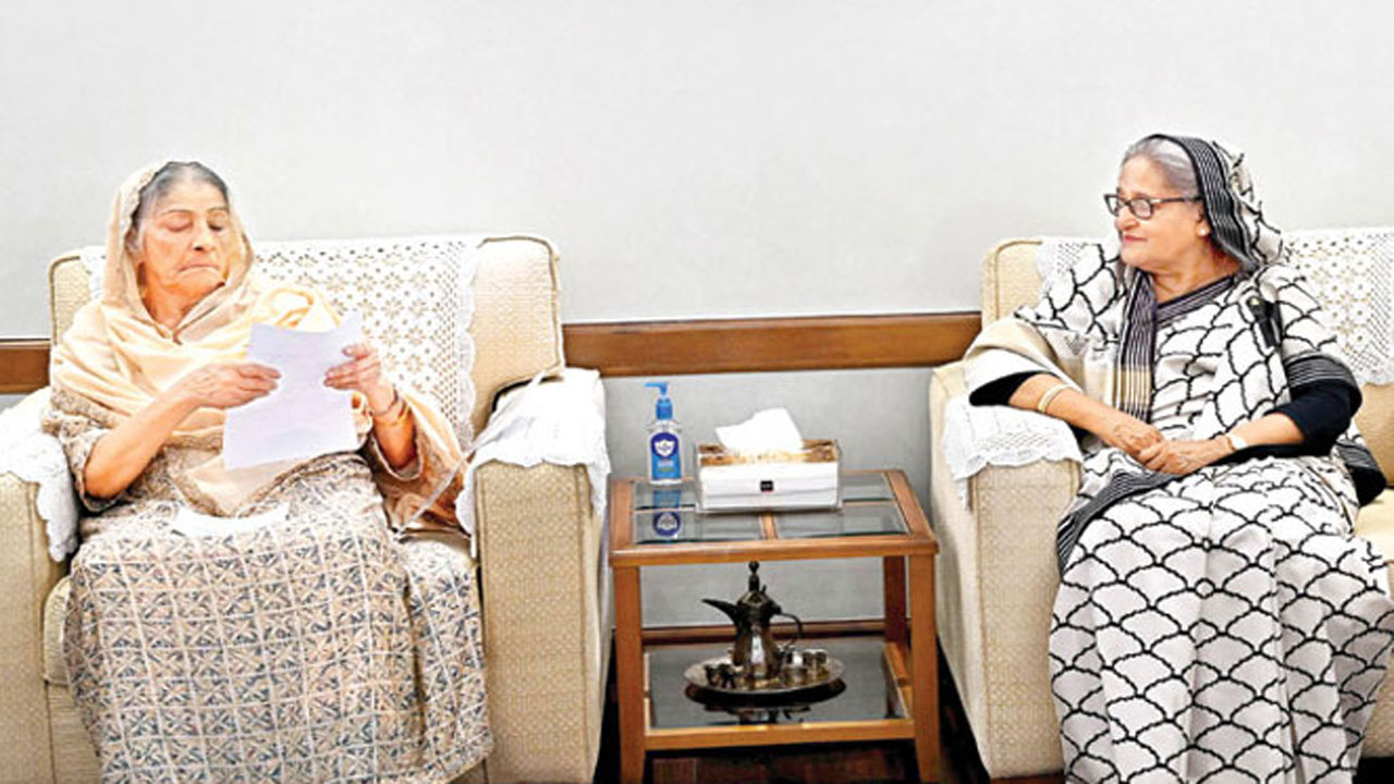 জাপার সঙ্গে জোট না করতে শেখ হাসিনাকে অনুরোধ রওশনের