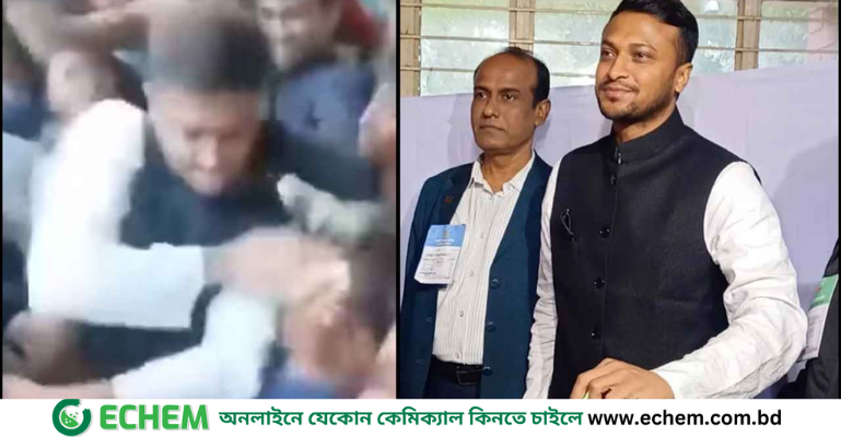 এক ব্যক্তিকে চড় দিলেন সাকিব