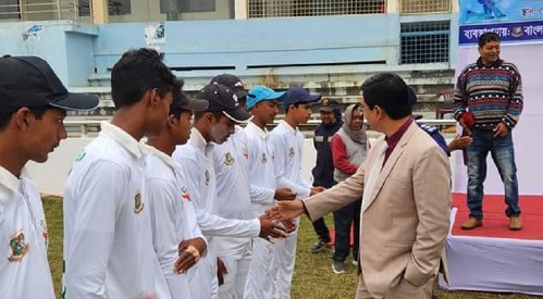 ফরিদপুরে শুরু হয়েছে ‌ অনূর্ধ্ব ১৬ জাতীয় ক্রিকেট প্রতিযোগিতা