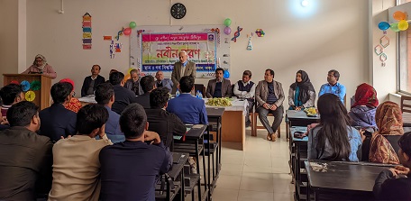 গবির বিএমবিতে ১৮তম ব্যাচের নবীনবরন অনুষ্ঠিত