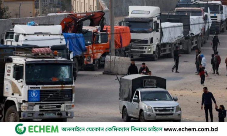 অবশেষে গাজায় পৌঁছালো মানবিক সহায়তা