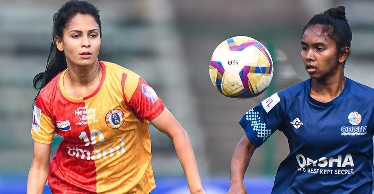 ইস্টবেঙ্গলের জার্সিতে মাঠে নেমে ইতিহাস গড়লেন সানজিদা