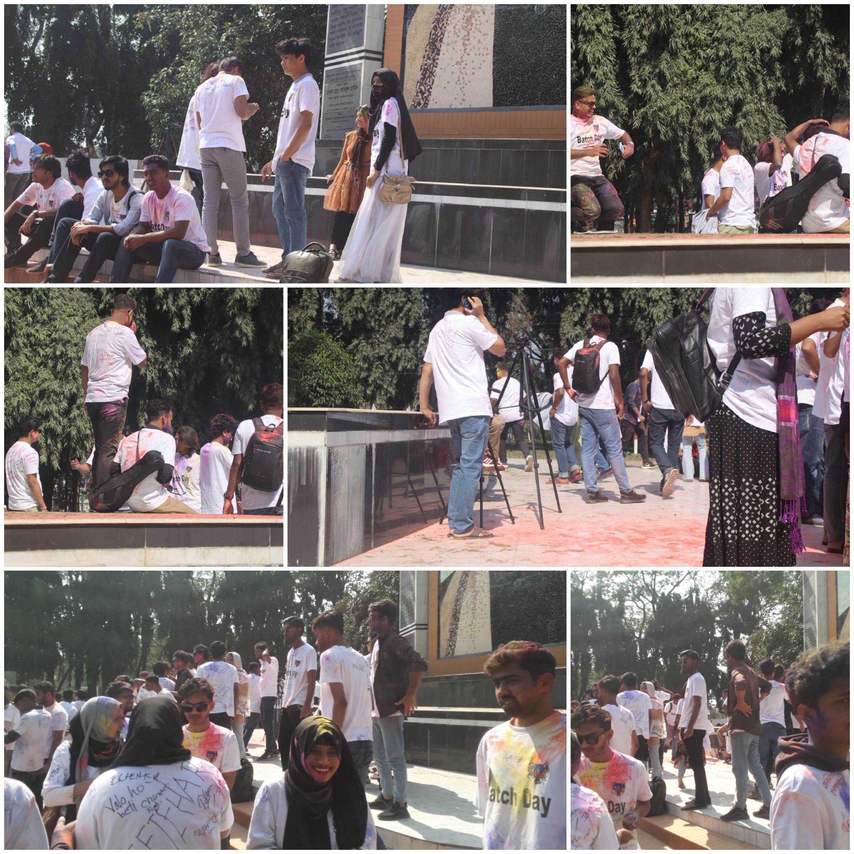 ইবিতে ব্যাচ ডে উদযাপনের নামে বঙ্গবন্ধুর প্রতিকৃতির অবমাননা