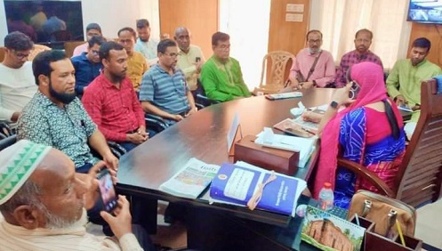 মেলান্দহে নবাগত উপজেলা নির্বাহী কর্মকর্তা সাথে  সাংবাদিকদের মতবিনিময়