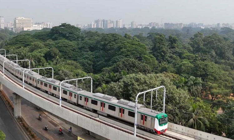 কাল থেকে যে সময় চলবে মেট্রোরেল