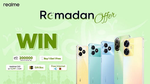 ২ লাখ টাকার ফ্যামিলি ট্রিপের সেরা ঈদ অফার দিচ্ছে রিয়েলমি