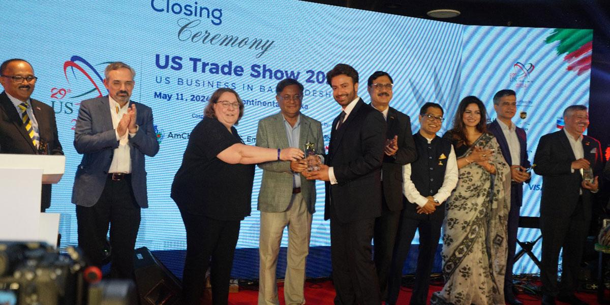 ‘ইউএস ট্রেড শো ২০২৪’ –এ সেরা প্যাভিলিয়নের পুরস্কার জিতল রিমার্ক-হারল্যান