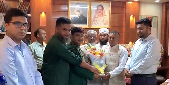 ফরিদপুরের নগরকান্দায় নবনির্বাচিত উপজেলা চেয়ারম্যানদের দায়িত্বভার গ্রহণ