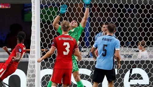 কোপায় তৃতীয় উরুগুয়ে কানাডাকে হারিয়ে