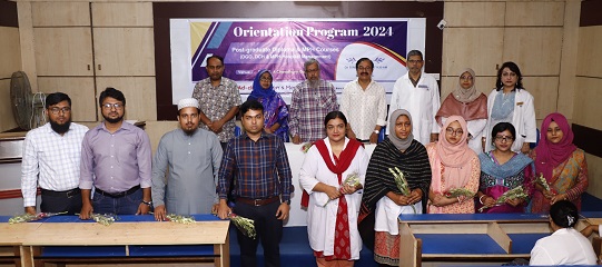 আদ্-দ্বীন উইমেন্স মেডিকেল কলেজে পোস্ট গ্রাজুয়েশন কোর্সের ওরিয়েন্টেশন অনুষ্ঠান