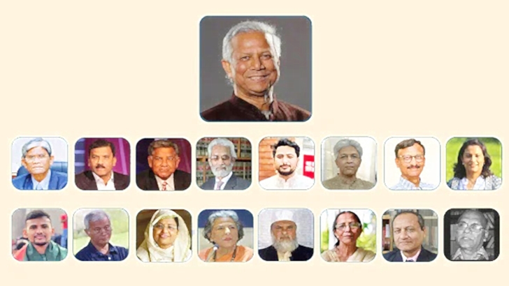 অন্তর্বর্তী সরকারে উপদেষ্টারা কে কোন দায়িত্ব পেলেন