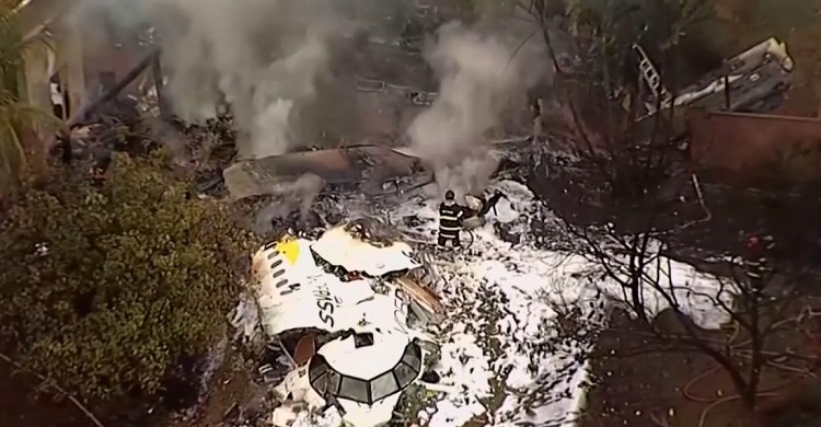 ব্রাজিলে বিমান বিধ্বস্তে ৬২ আরোহী নিহত