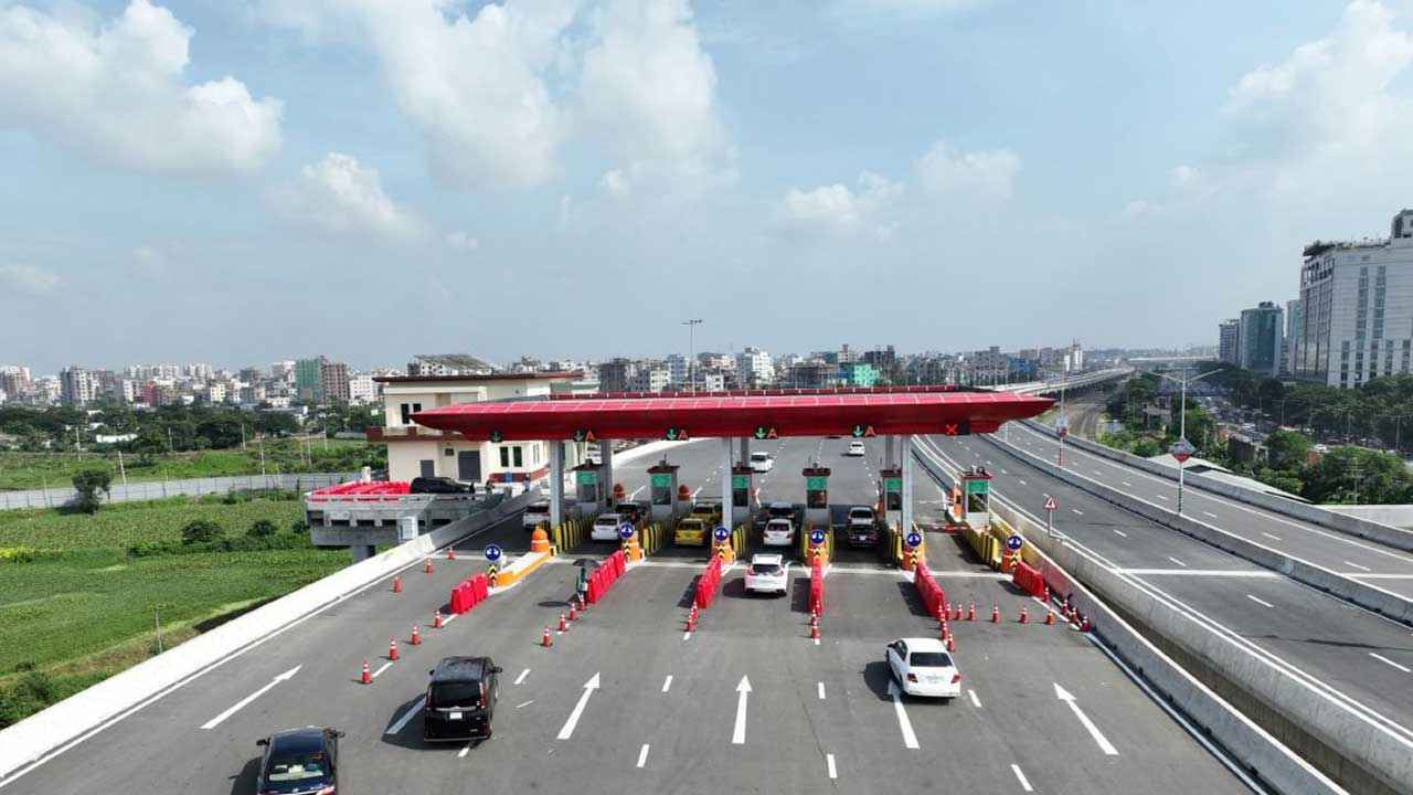 ২৪ দিন পর এলিভেটেড এক্সপ্রেসওয়েতে টোল আদায় শুরু