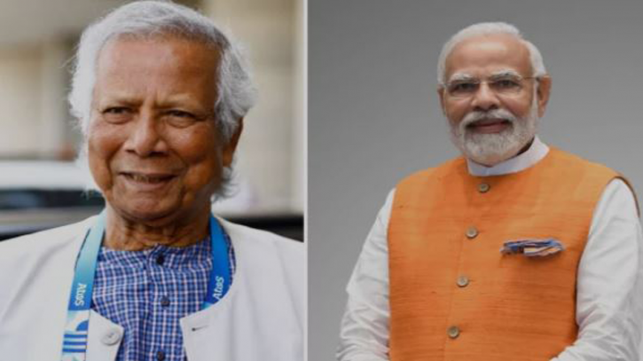 সংখ্যালঘুদের নিরাপত্তার ব্যাপারে আশ্বস্ত করেছেন ইউনূস: মোদী