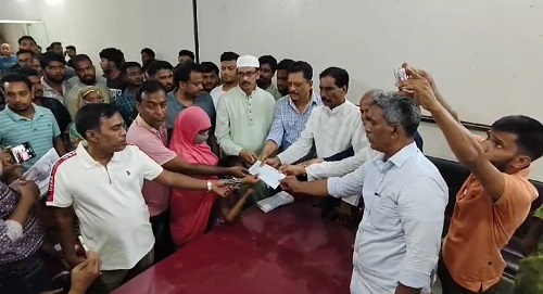 ফরিদপুরে কোটা আন্দোলনে নিহত ও আহতদের পাশে সন্ধানী ডোনার ক্লাব