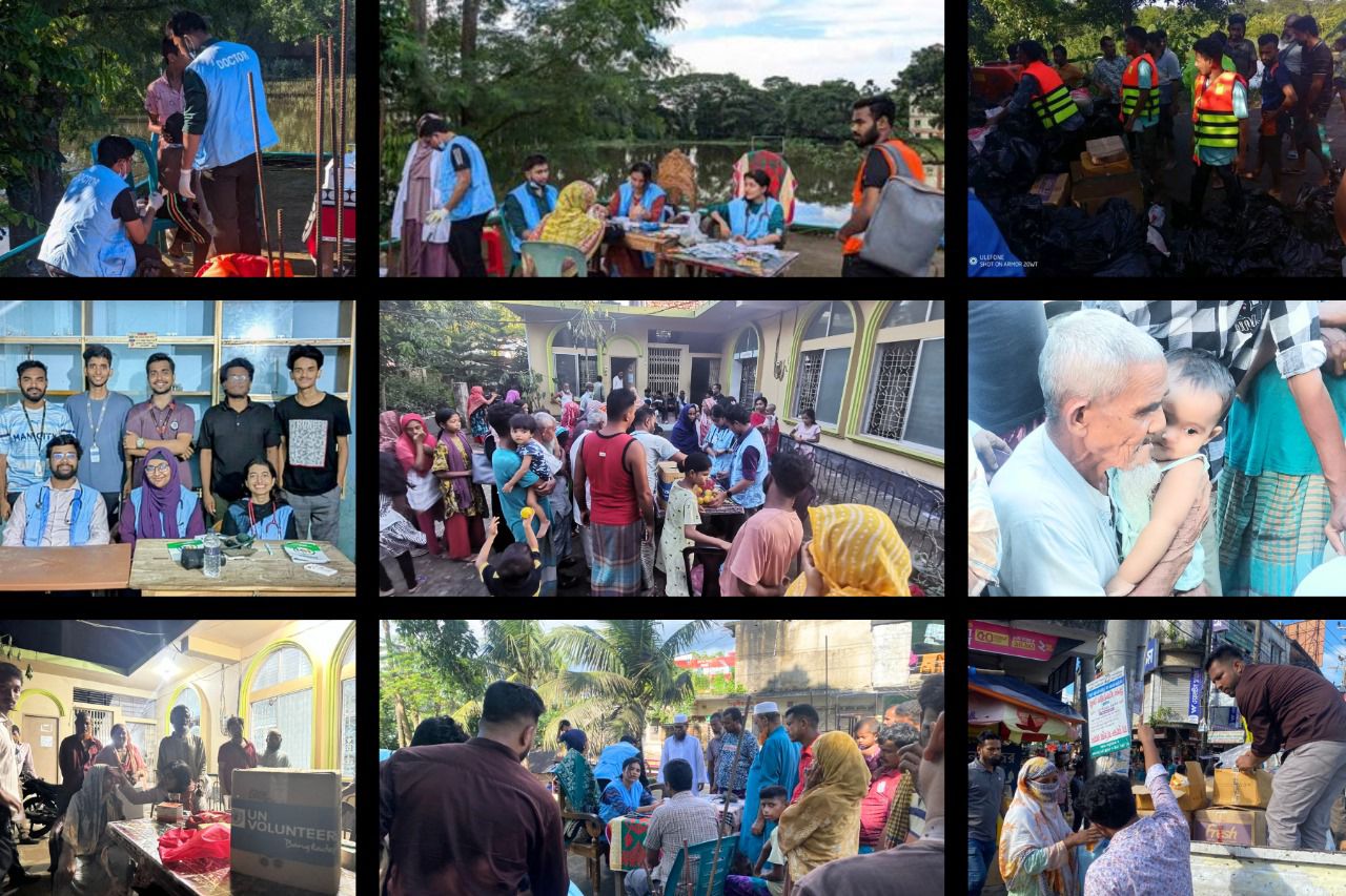 ফেনীতে সংকটের মাঝে পৌঁছে যাচ্ছে মানবিক সেবা