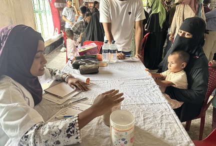 বন্যার্ত শিশুদের নিয়ে নিউট্রিশন ক্যাম্পেইন