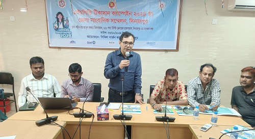 দিনাজপুরে এইচপিভি টিকাদান ক্যাম্পেইন উপলক্ষে সাংবাদিক সম্মেলন