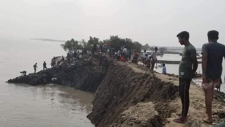 ডানা অতঙ্কে নির্ঘুম রাত কাটলো সাতক্ষীরার উপকূলবাসীর