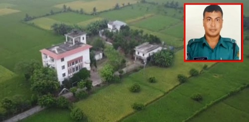 ঠাকুরগাঁওয়ে পুলিশ কর্মকর্তার রাজপ্রাসাদ