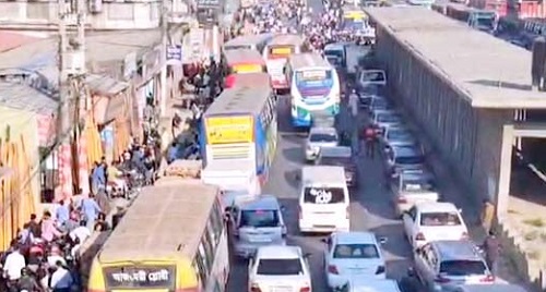 ফের ঢাকা-ময়মনসিংহ মহাসড়ক অবরোধ