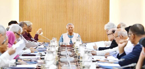 উপদেষ্টা পরিষদের বৈঠকে প্রথমবার সচিবালয়ে ড. ইউনূস