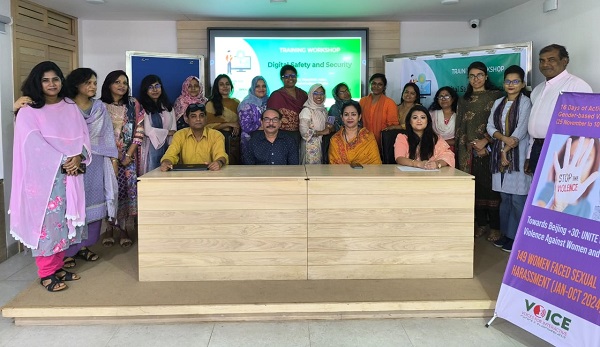 Ensure digital safety and security for women journalists and human rights