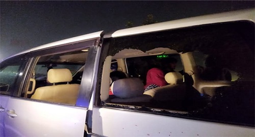 নারায়ণগঞ্জে সমন্বয়কদের গাড়িবহরে হামলা