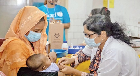 কুষ্টিয়ায় শিশুর ছয় রোগের টিকা সংকট