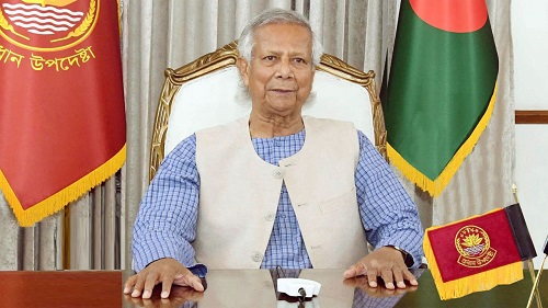 জাতির উদ্দেশে ভাষণ প্রধান উপদেষ্টার