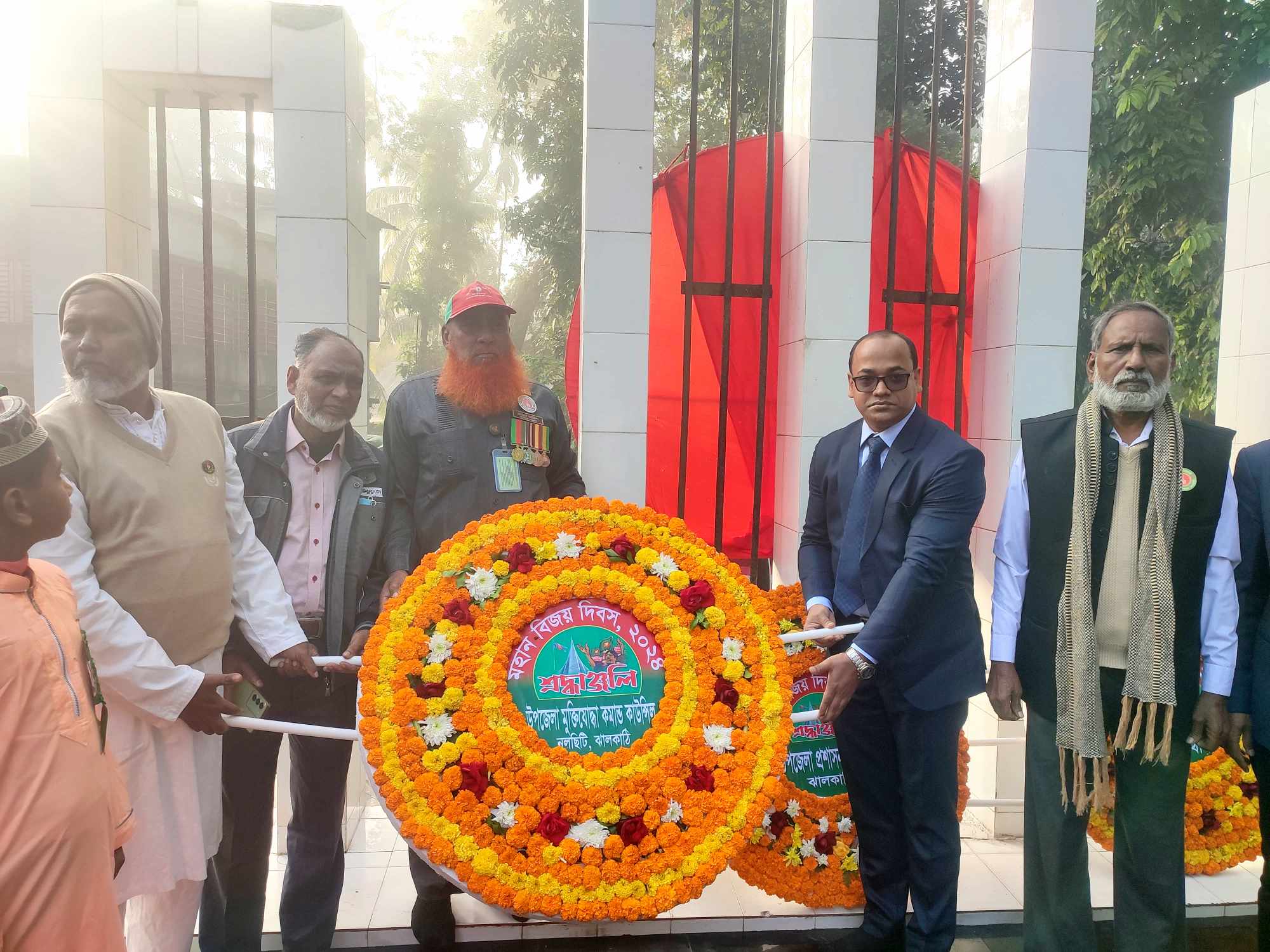 নলছিটিতে যথাযোগ্য মর্যাদায় বিজয় দিবস পালিত