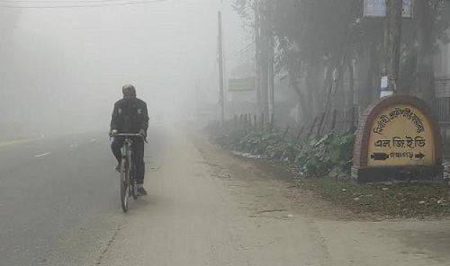 পঞ্চগড়ে আবারো ১০ ডিগ্রির নিচে নামলো তাপমাত্রা