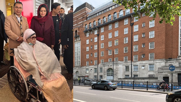 লন্ডনের ‘দ্য ক্লিনিক’এ খালেদা জিয়ার চিকিৎসা শুরু