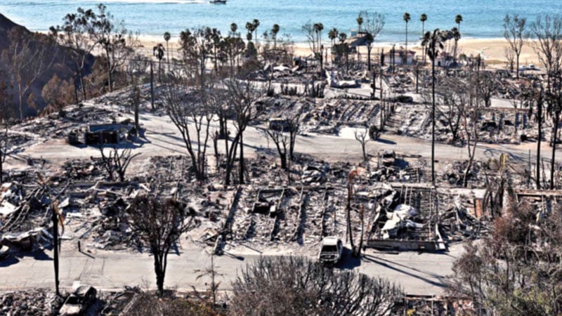 প্রচণ্ড বাতাসে দাবানল আরও ভয়ংকর, মৃত্যু বেড়ে ২৪