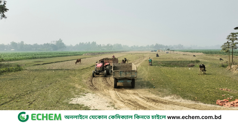 জামালপুরে বিএনপির প্রভাব খাটিয়ে কৃষি জমি থেকে জোরপূর্বক মাটি উত্তোলনের অভিযোগ