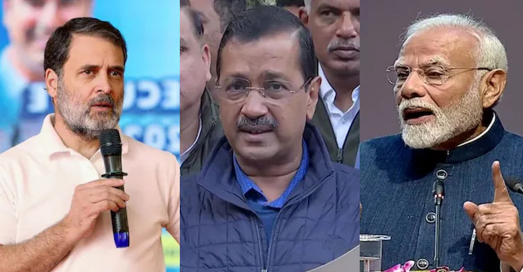 দিল্লি দখলের লড়াইয়ে এগিয়ে বিজেপি