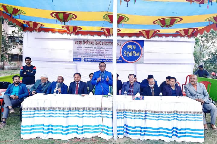 হাবিপ্রবিতে ৩য় অন্তঃবিশ্ববিদ্যালয় ক্রিকেট প্রতিযোগিতার উদ্বোধন