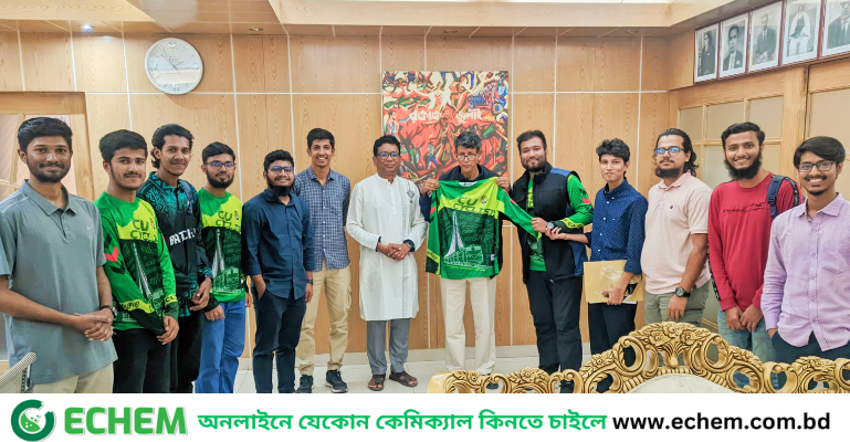 চবি উপাচার্যের সাথে বিশ্ববিদ্যালয় সাইক্লিস্টের সৌজন্য সাক্ষাৎ