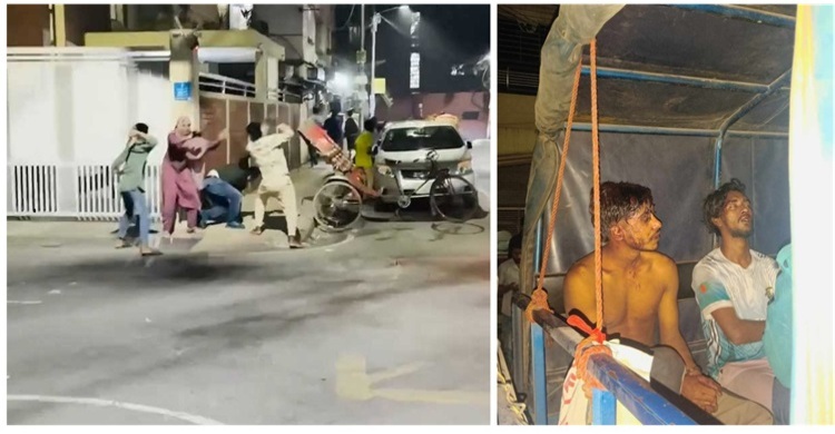 প্রকাশ্যে দম্পতিকে রামদা দিয়ে কোপালো কিশোর গ্যাং সদস্যরা, গণপিটুনিতে আটক ২