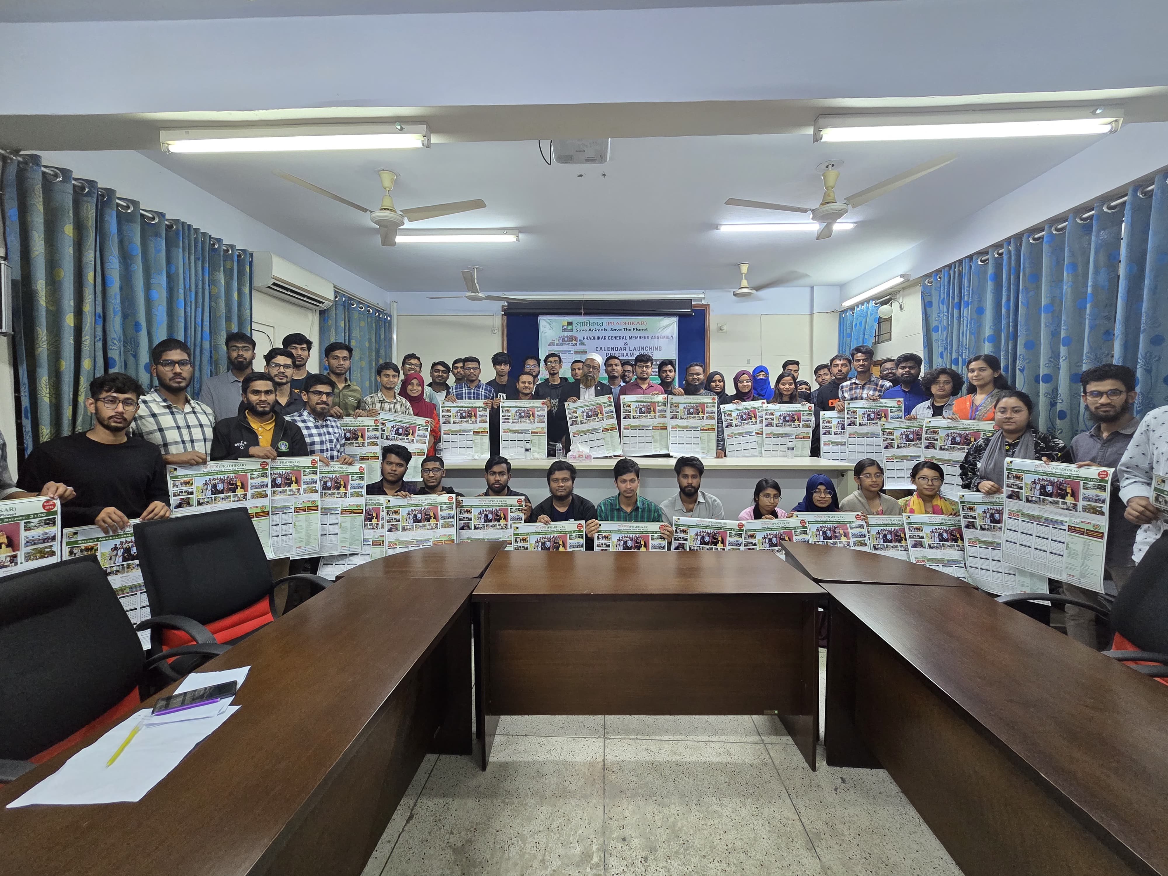 প্রাধিকারের নতুন বছরের ক্যালেন্ডার উন্মোচন