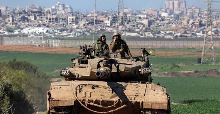 গাজায় ফের স্থল অভিযান শুরু ইসরায়েলের