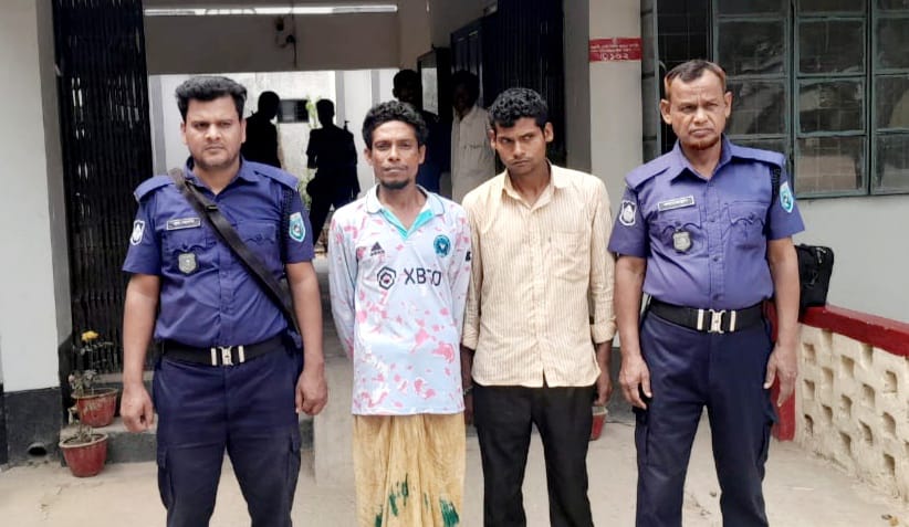 দিনাজপুরে হত্যা মামলার পলাতক দুই ভাই গ্রেপ্তার