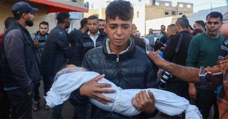 গাজায় ইসরায়েলের হামলা: তিনদিনে নিহত ৬০০ ফিলিস্তিনি