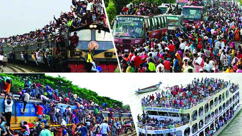 ঈদযাত্রা নির্বিঘ্ন করতে কঠোর অবস্থানে সরকার