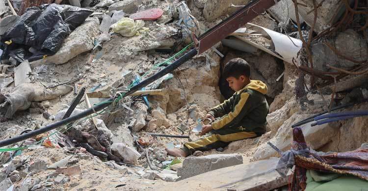 ঈদের আনন্দ নেই গাজায়