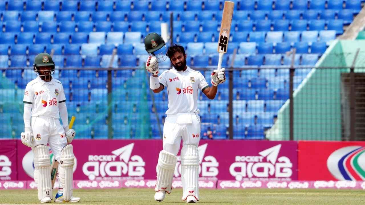 সাদমানের শতকে দাপট দেখাচ্ছে বাংলাদেশ